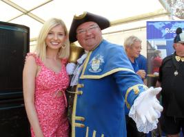 Town Crier with Carnival winner- Worthing Rotary Carnival which returns this August Bank Holiday 